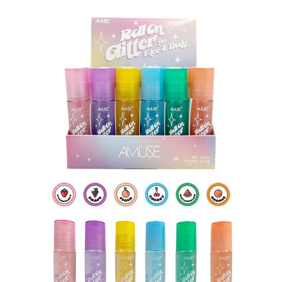 amuse Other - Amuse Roll-On Glitter Set for Face and Body